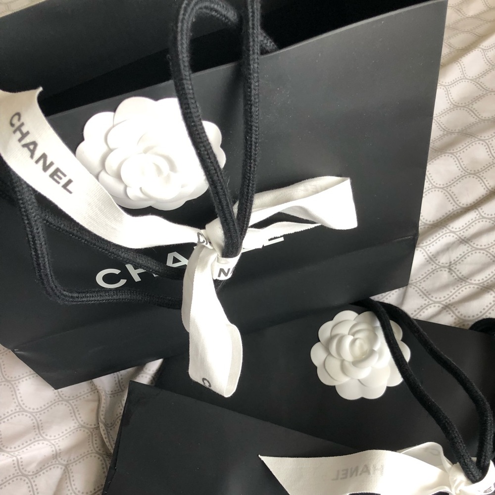2 chanel paper bag